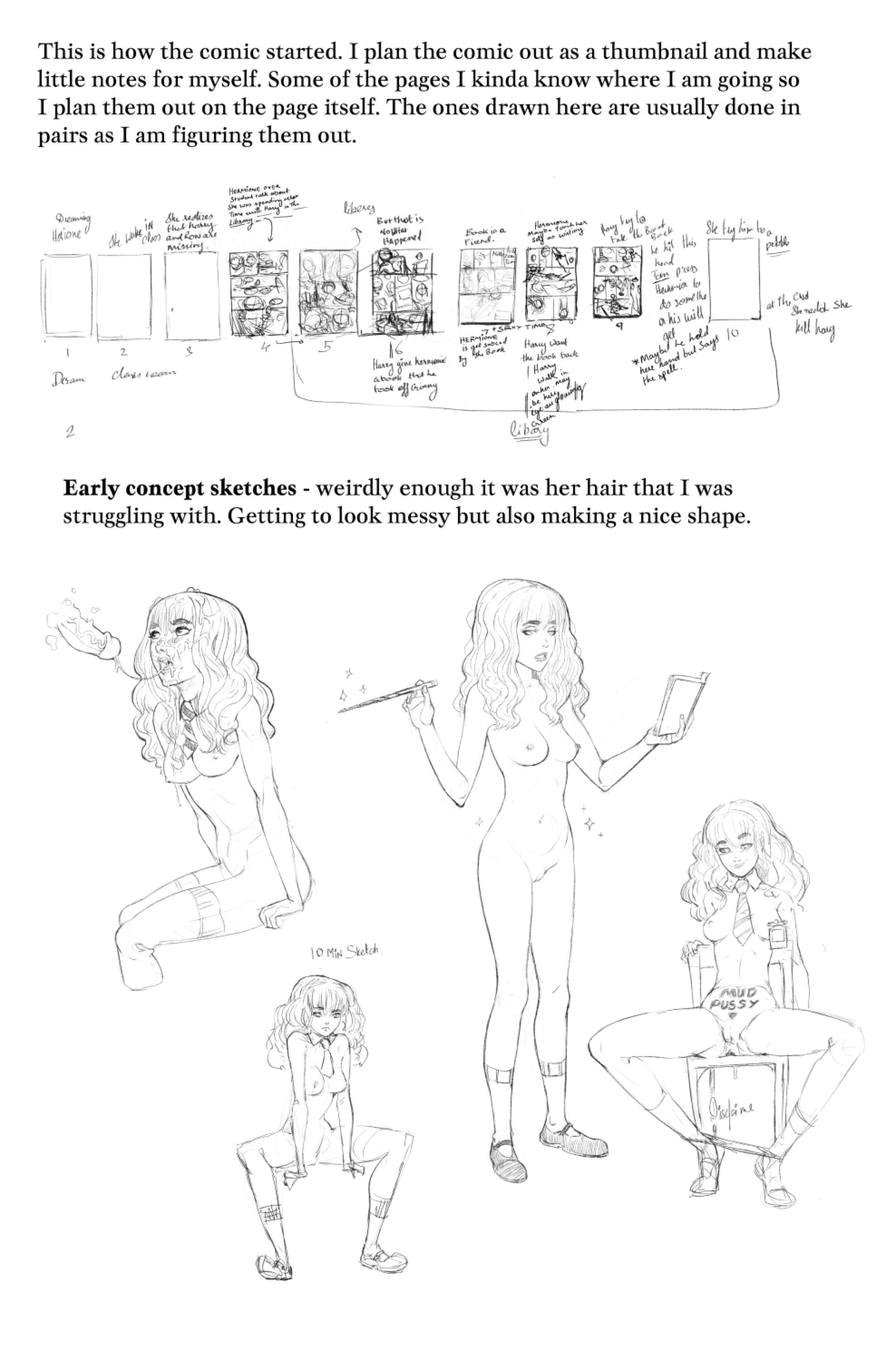 Hermione Granger And The Whorecrux (Harry Potter) 1 - Disclaimer page 14 hentai porn comic manga doujin